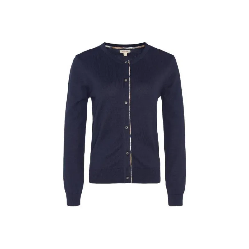 BARBOUR Logo Plaque Button Up Cardigan-0