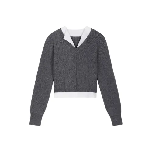 VEGA CHANG Knitwear Women's Cloud Elegant Gray