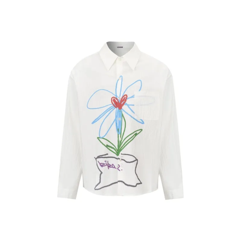 KIKAT Shirts Unisex White-0