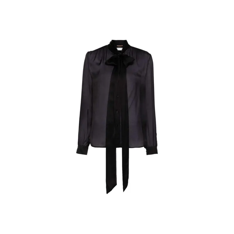 SAINT LAURENT Silk Shirt-0