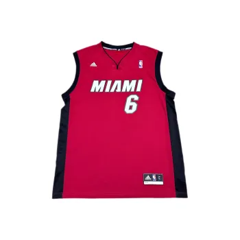Adidas x NBA Heat Team Basketball Jerseys Unisex Burgundy