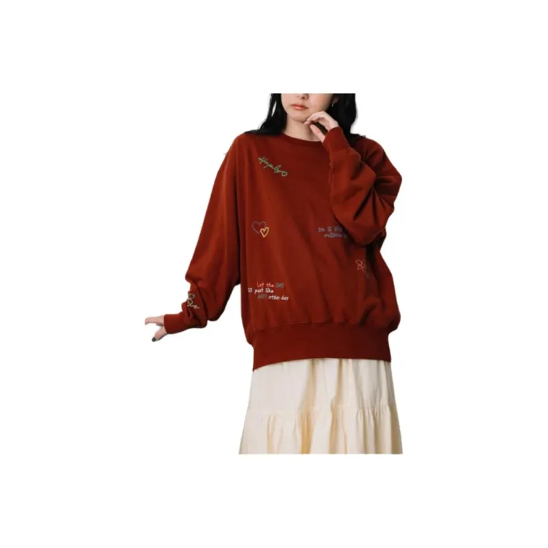 FREAK'S STORE Sweatshirt Women's Red Brown-0