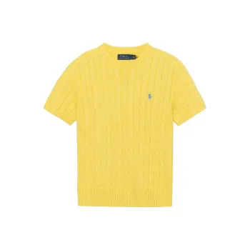 Polo Ralph Lauren Cable knit Short sleeve Top