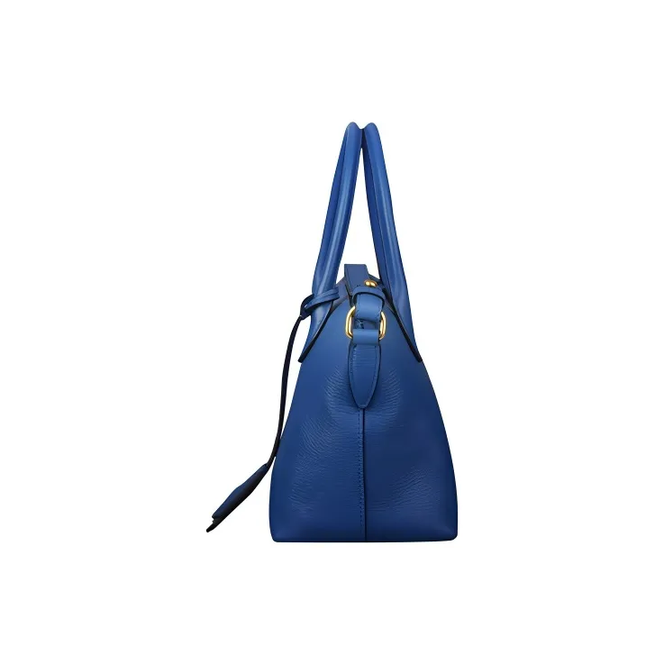 PRADA Leather Crossbody One Shoulder Handbag Women's Royal Blue-3