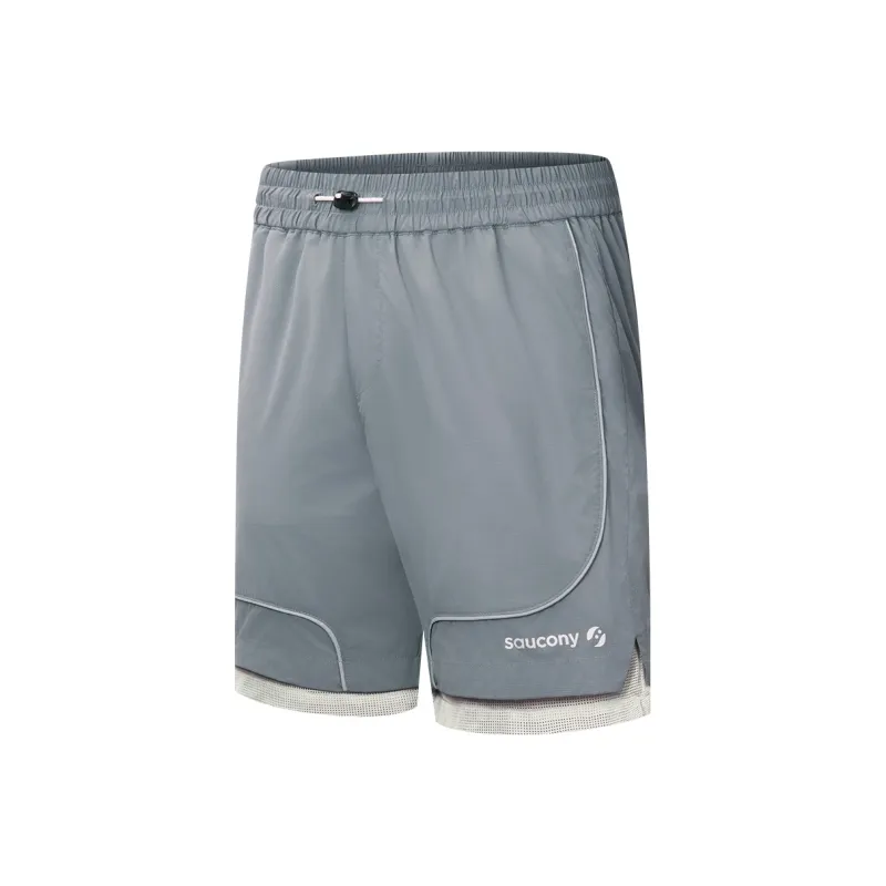 Saucony Casual Shorts Men's Light Blue-0