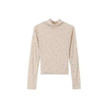 IQC Chiffon Shirts Women's Apricot