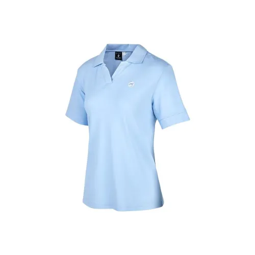 Skechers Polo Shirt Women's Moon White Blue