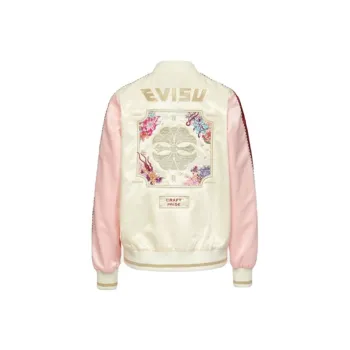 EVISU Jackets Women's White/Pink
