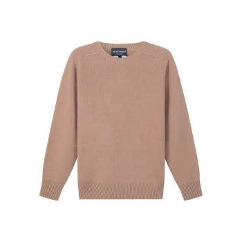 EMPORIO ARMANI Cashmere Sweaters Women's Beige Brown