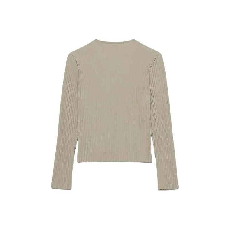 ARITZIA Babaton Advocate Blouse Shirt Women's Fluent Taupe/Taupe-0