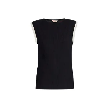 MARNI Logo Embroidered Tank Top