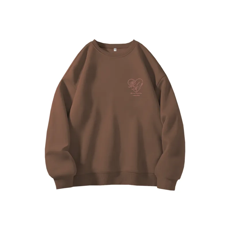 Cotton Sweatshirts Women's-11