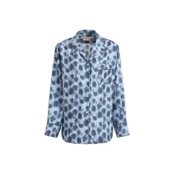 MARNI Animal Printed Straight Hem Shirt