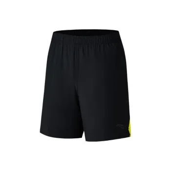 Anta Running Collection Casual Shorts Men's Basic Black/Legend Green