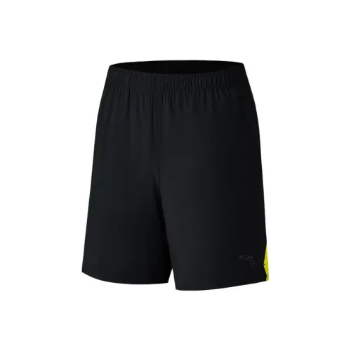 Anta Running Collection Casual Shorts Men's Basic Black/Legend Green
