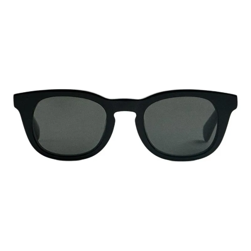 ZARA Acetate Cellulose Triacetate Round Sunglasses Men's Black-1