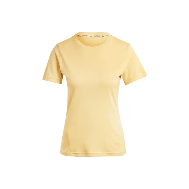 Adidas Regular T Shirt Women's Beige Yellow-0