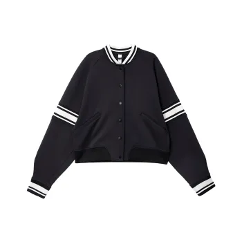 Lululemon Snap Front Varsity Jacket Jackets Coats Women's Black