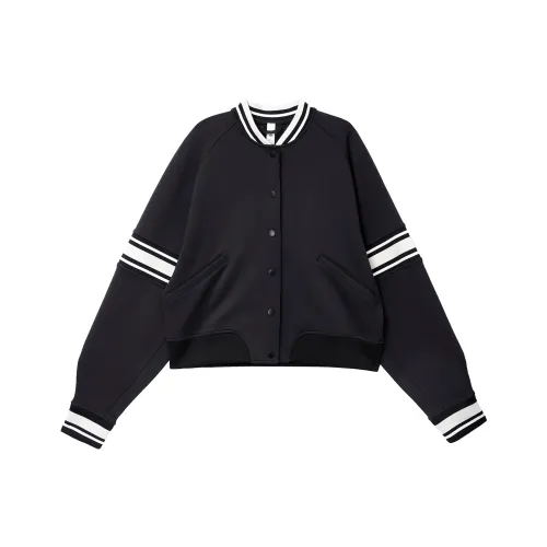 Lululemon Snap Front Varsity Jacket Jackets Coats Women's Black