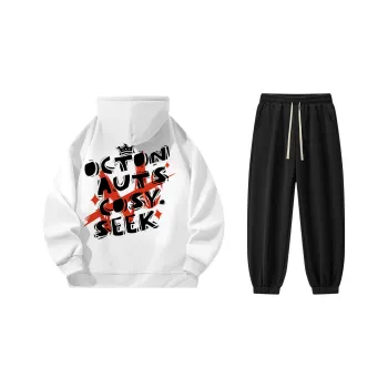 Small Columns Under The Sea Sweatshirt Set Unisex