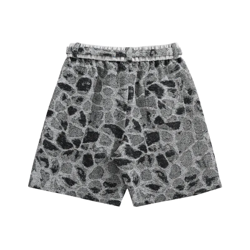 GSUE Casual Shorts Unisex Mist Gray-1