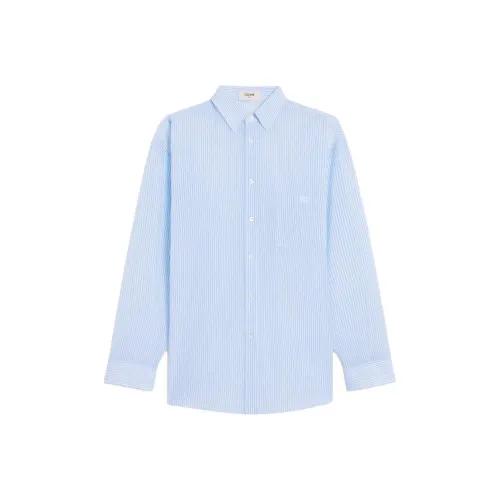 CELINE Striped Button Up Shirt