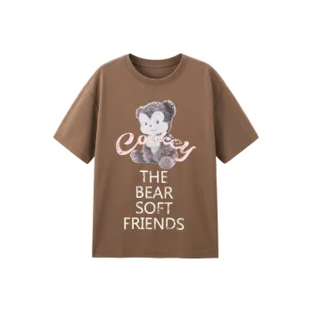 LEDIN x Cookey Drop Shoulder Sleeve T Shirt Women's