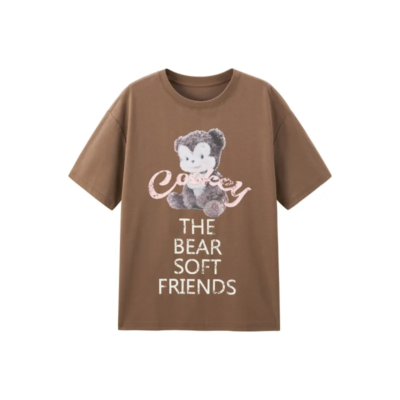 LEDIN x Cookey Drop Shoulder Sleeve T Shirt Women's-2