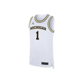 JORDAN Michigan Wolverines Replica Men's JORDAN Brand College Basketball Jersey