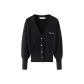 Black, Pearl Button Sweater