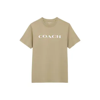COACH T Shirt Women's Gray Green