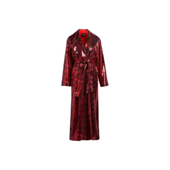 Adidas Originals Ivy Park Sequined Duster Red/Black