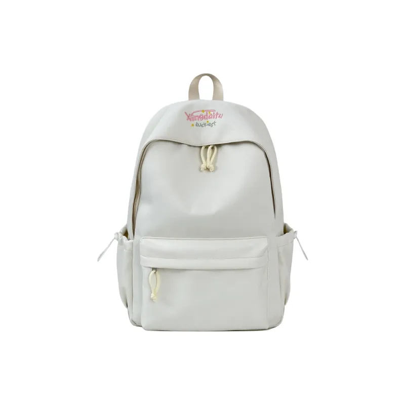 Single Warehouse Nylon Backpack Women's White/Pink/Yellow/Green/Purple/Black-0