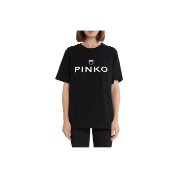 PINKO Logo print Cotton T shirt