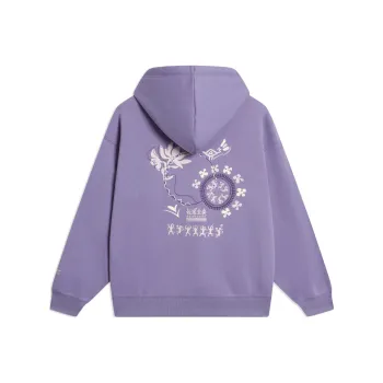 LINING Sports Life Collection Sweatshirts Women's Light Dark Purple