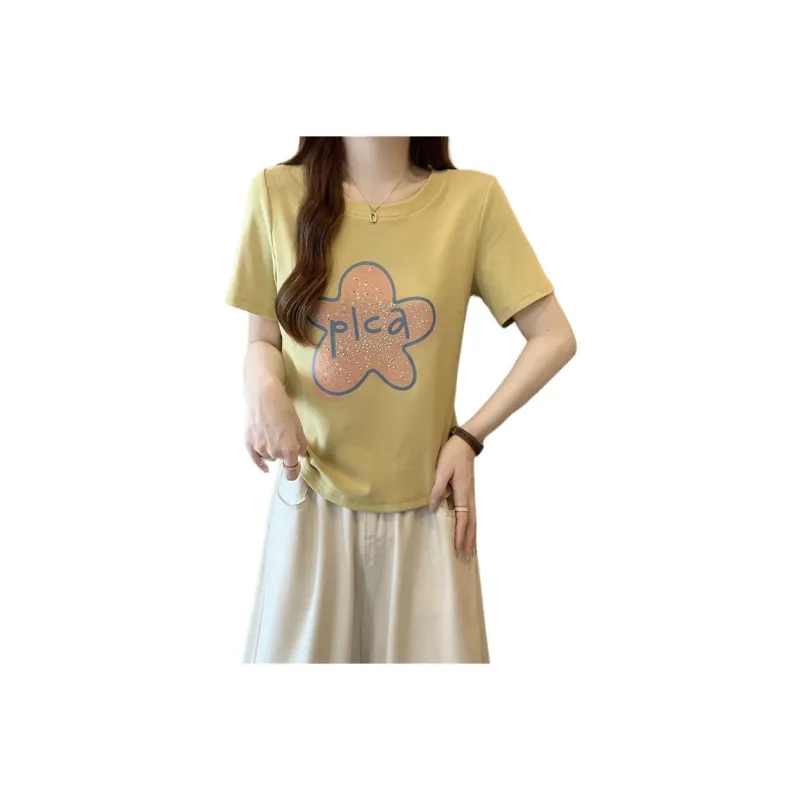 Mu Xiao Xin Set in Sleeve T Shirt Women's-1