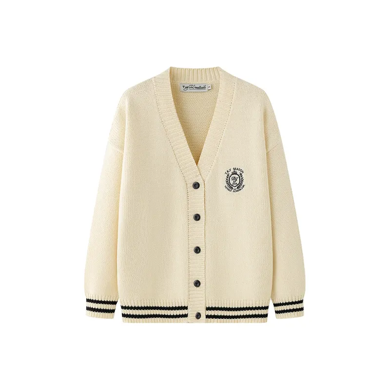 Tokyo Season Knitwear Women's Preppy Style Cardigan Sweater-0