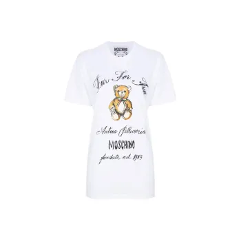 MOSCHINO Antica Pellicceria Crewneck T Shirt