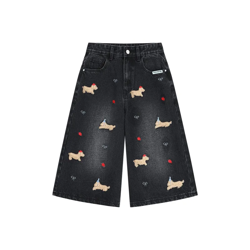 RICE NINE TEN Denim Shorts Unisex-0
