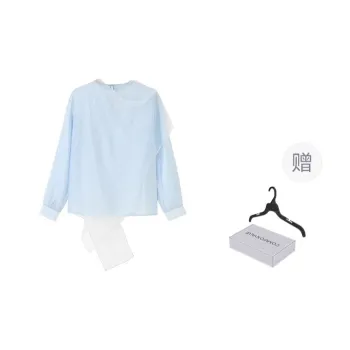 COMMON VALUE 'Zen Pāra' T Shirt Women's Ice Luminous Blue