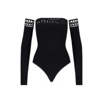 Alaia Bodysuits Women's Black