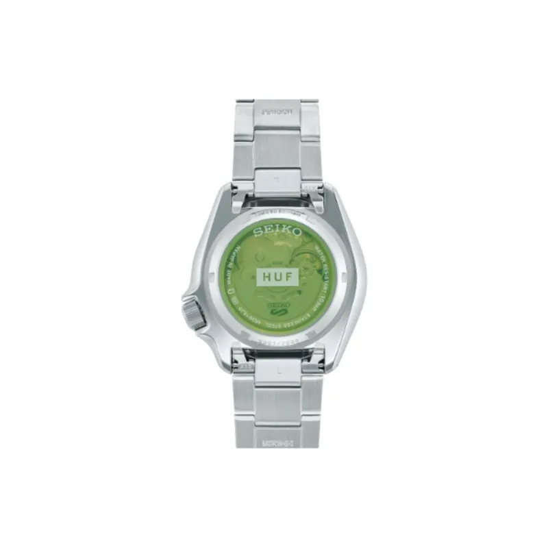 SEIKO SKX Collection Automatic/Manual Mechanical Movement Stainless Steel Strap Watch 46mm Men's Watches Silver Dial-1