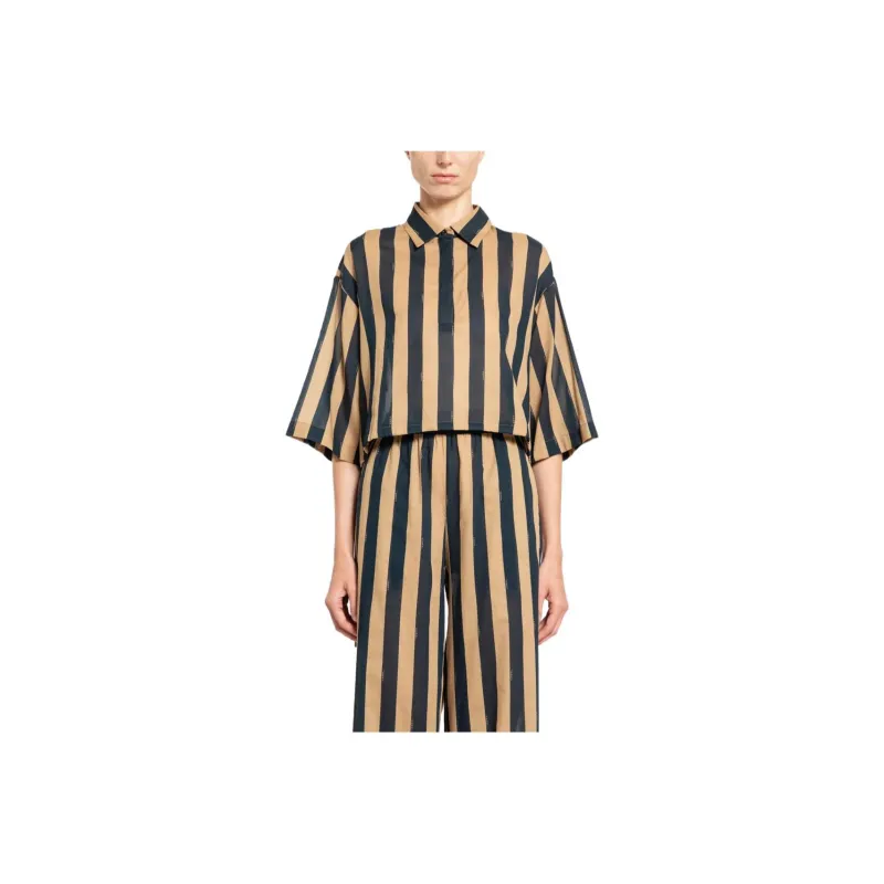 FENDI Shirts Women's Brown-0