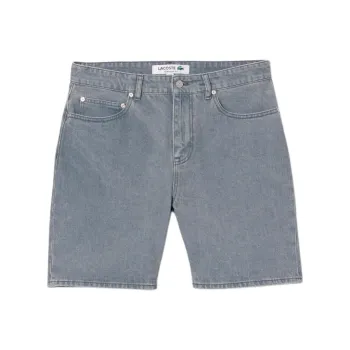 LACOSTE Washed effect Denim Shorts