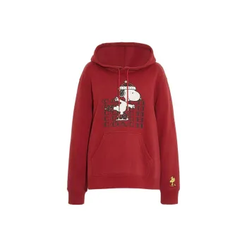 Snoopy X COACH Sweatshirts Women's Red