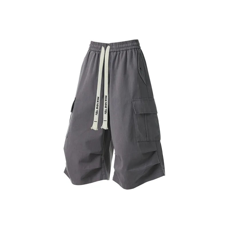 RICE NINE TEN Casual Shorts Unisex-4
