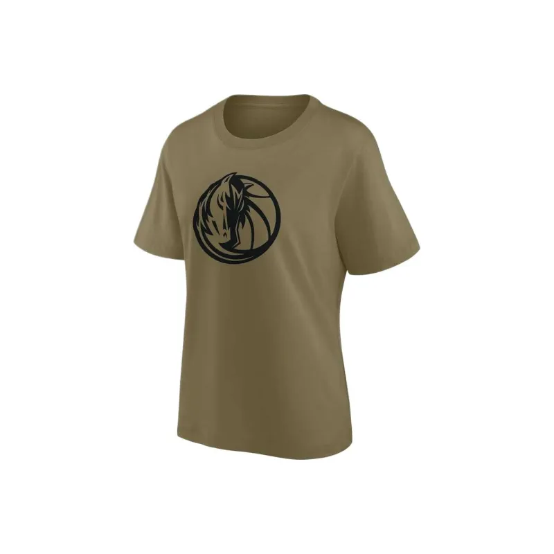 NBA Dallas Cowboys T-Shirt Women's Khaki Brown-0