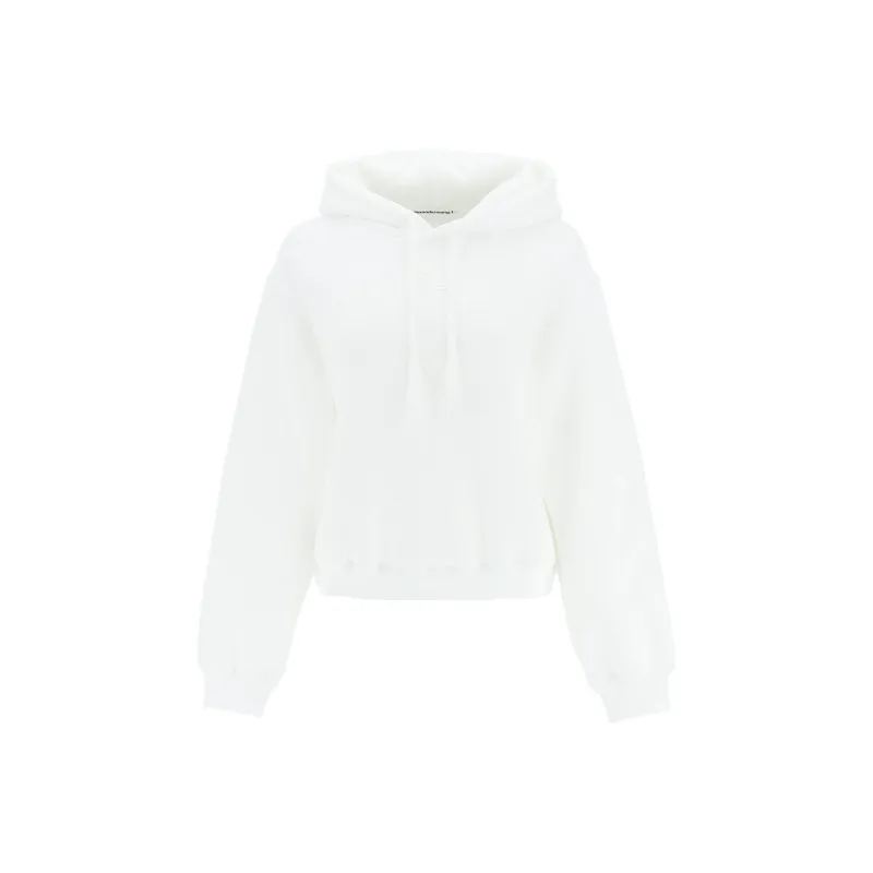 Alexander Wang Drawstring Long Sleeved Hoodie-0