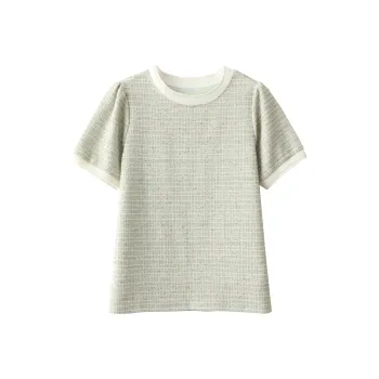 Huagaa T Shirt Women's Flower Green