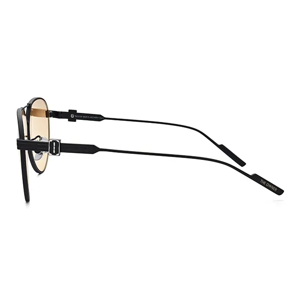 THE OWNER Titanium Irregular Shape Sunglasses Unisex-9